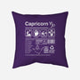 Capricorn Label-None-Removable Cover w Insert-Throw Pillow-DrMonekers