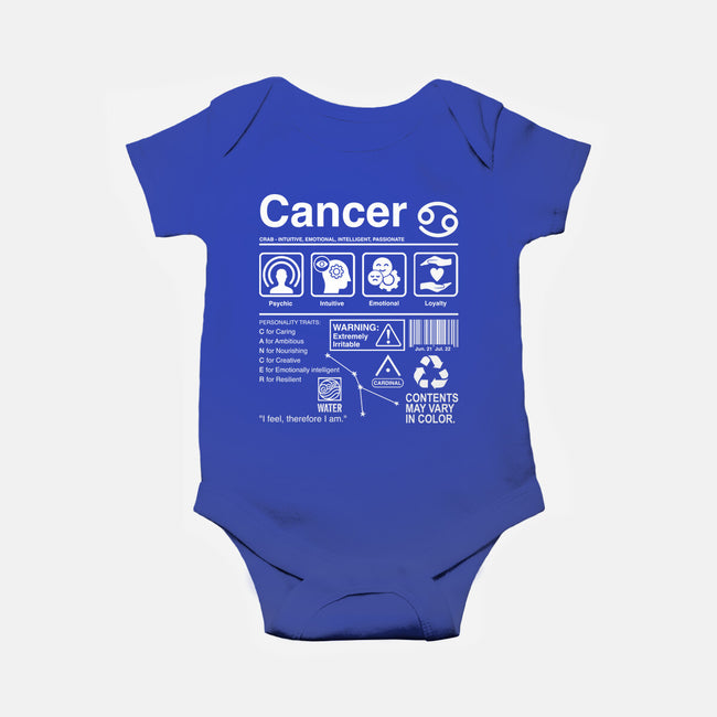 Cancer Label-Baby-Basic-Onesie-DrMonekers