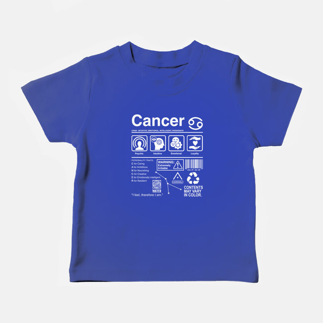Cancer Label-Baby-Basic-Tee-DrMonekers