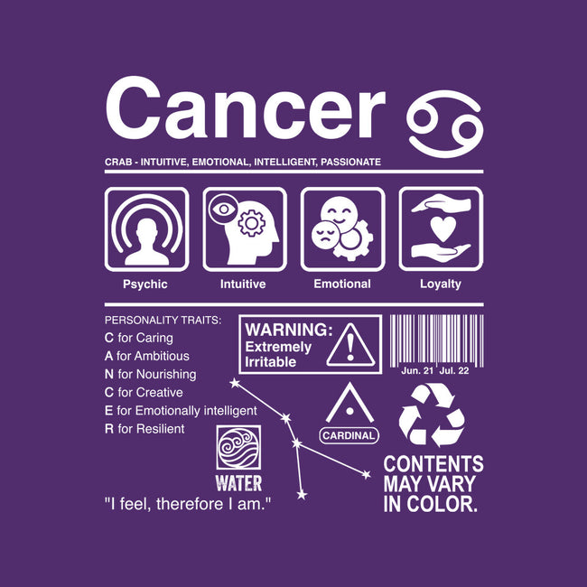 Cancer Label-None-Glossy-Sticker-DrMonekers