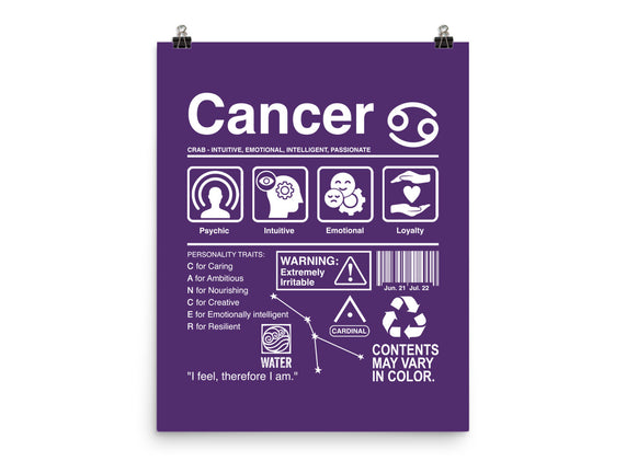Cancer Label