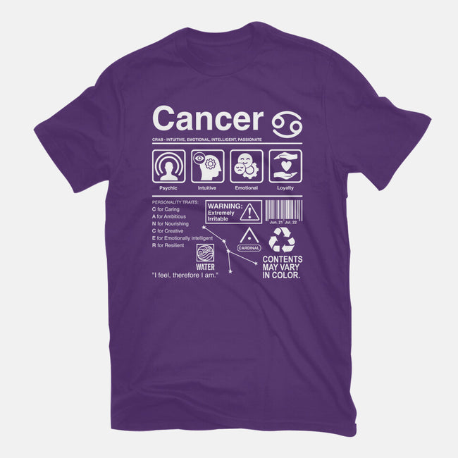 Cancer Label-Womens-Basic-Tee-DrMonekers