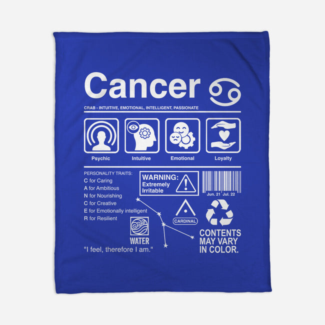 Cancer Label-None-Fleece-Blanket-DrMonekers