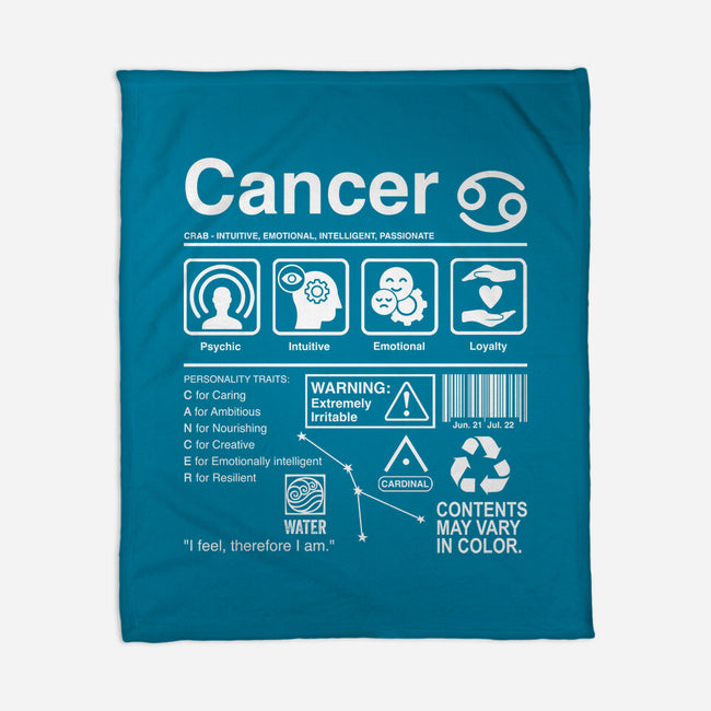 Cancer Label-None-Fleece-Blanket-DrMonekers