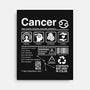 Cancer Label-None-Stretched-Canvas-DrMonekers