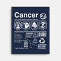 Cancer Label-None-Stretched-Canvas-DrMonekers