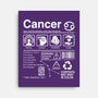 Cancer Label-None-Stretched-Canvas-DrMonekers