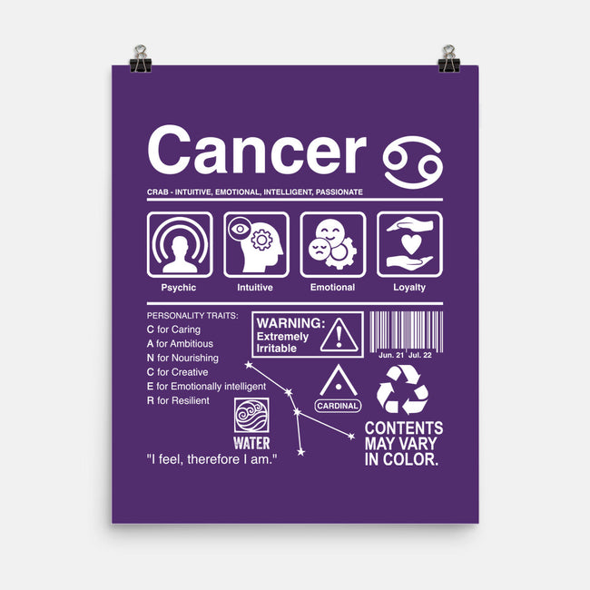 Cancer Label-None-Matte-Poster-DrMonekers