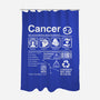 Cancer Label-None-Polyester-Shower Curtain-DrMonekers