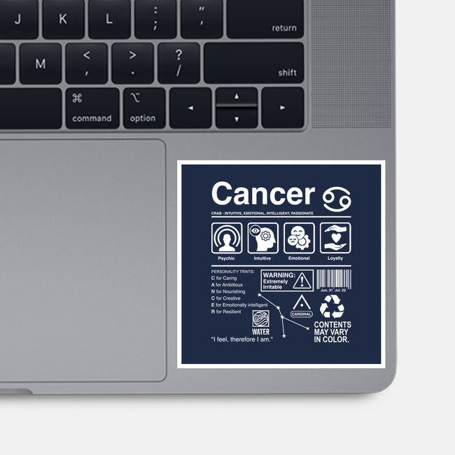 Cancer Label-None-Glossy-Sticker-DrMonekers