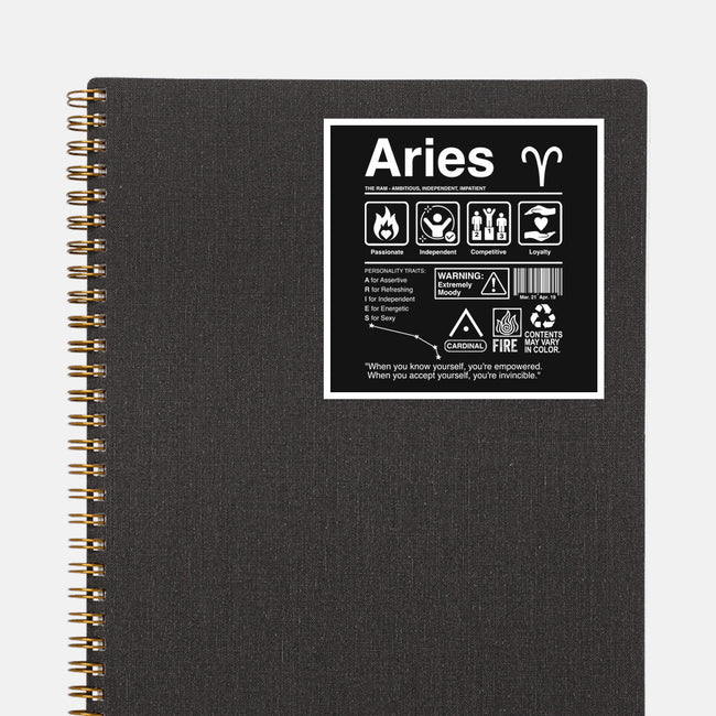 Aries Label-None-Glossy-Sticker-DrMonekers