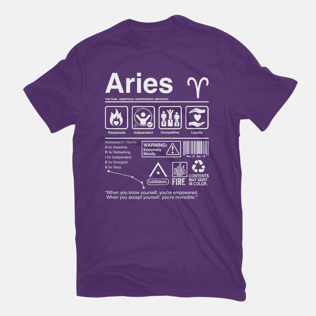 Aries Label-Mens-Basic-Tee-DrMonekers