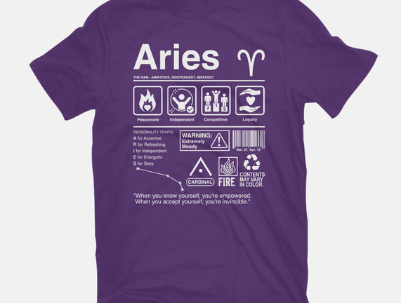 Aries Label