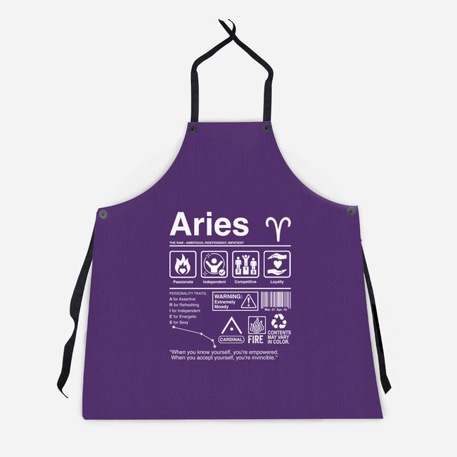 Aries Label-Unisex-Kitchen-Apron-DrMonekers