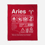 Aries Label-None-Fleece-Blanket-DrMonekers