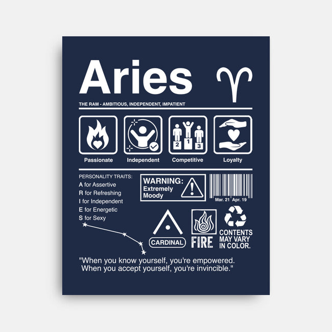 Aries Label-None-Stretched-Canvas-DrMonekers