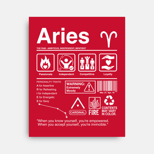 Aries Label-None-Stretched-Canvas-DrMonekers