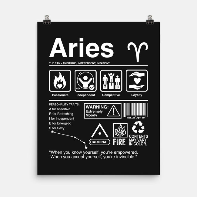 Aries Label-None-Matte-Poster-DrMonekers