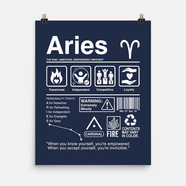 Aries Label-None-Matte-Poster-DrMonekers