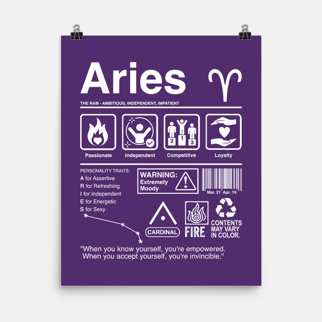 Aries Label-None-Matte-Poster-DrMonekers