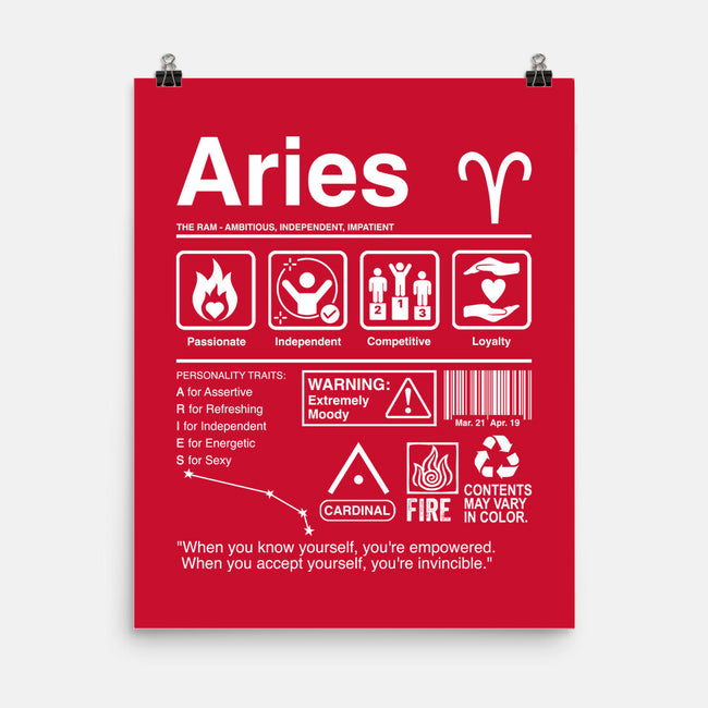 Aries Label-None-Matte-Poster-DrMonekers