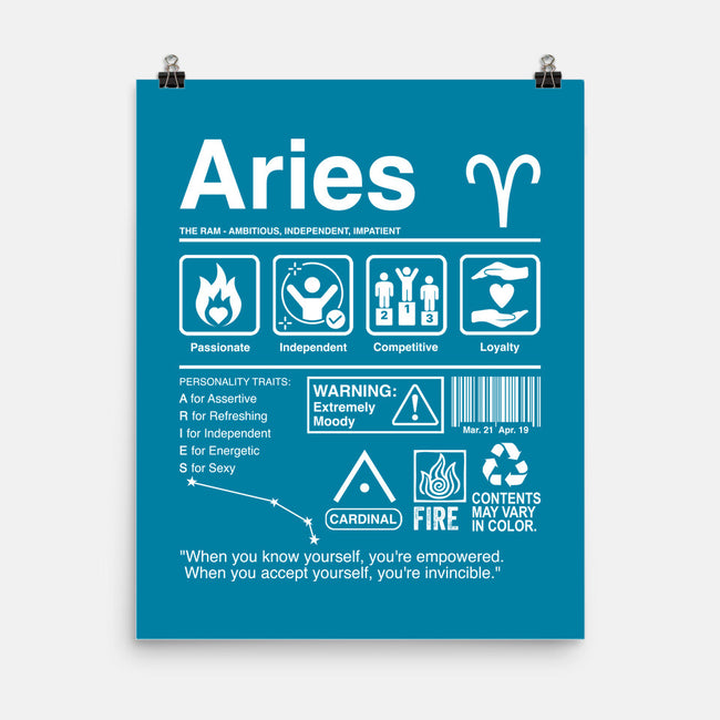 Aries Label-None-Matte-Poster-DrMonekers