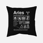 Aries Label-None-Removable Cover w Insert-Throw Pillow-DrMonekers