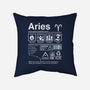 Aries Label-None-Removable Cover w Insert-Throw Pillow-DrMonekers