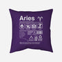 Aries Label-None-Removable Cover w Insert-Throw Pillow-DrMonekers