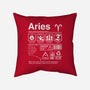 Aries Label-None-Removable Cover w Insert-Throw Pillow-DrMonekers