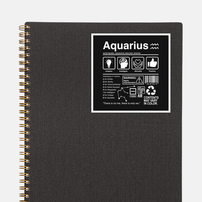 Aquarius Label-None-Glossy-Sticker-DrMonekers