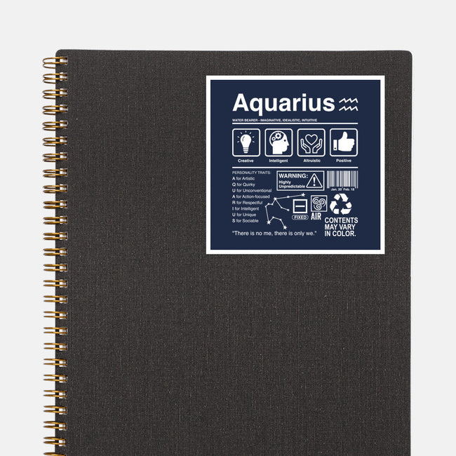 Aquarius Label-None-Glossy-Sticker-DrMonekers