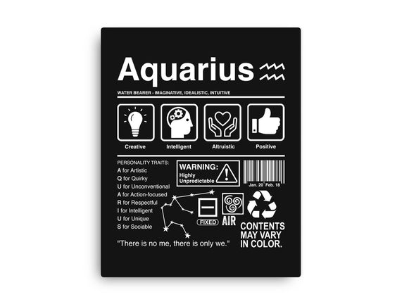 Aquarius Label