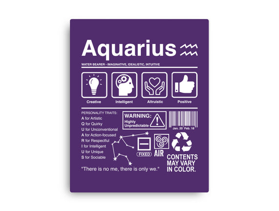 Aquarius Label