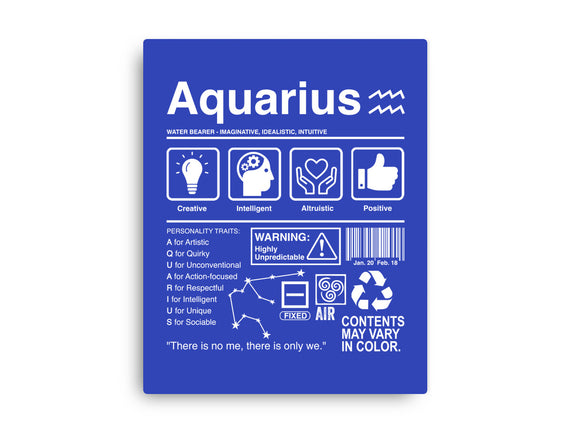Aquarius Label