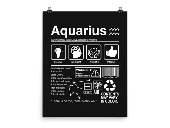 Aquarius Label
