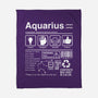 Aquarius Label-None-Fleece-Blanket-DrMonekers