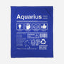 Aquarius Label-None-Fleece-Blanket-DrMonekers