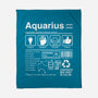 Aquarius Label-None-Fleece-Blanket-DrMonekers