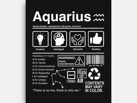 Aquarius Label