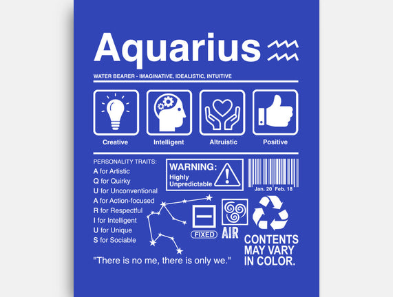 Aquarius Label