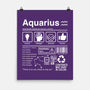 Aquarius Label-None-Matte-Poster-DrMonekers