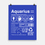 Aquarius Label-None-Matte-Poster-DrMonekers