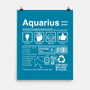 Aquarius Label-None-Matte-Poster-DrMonekers