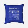Aquarius Label-None-Removable Cover w Insert-Throw Pillow-DrMonekers