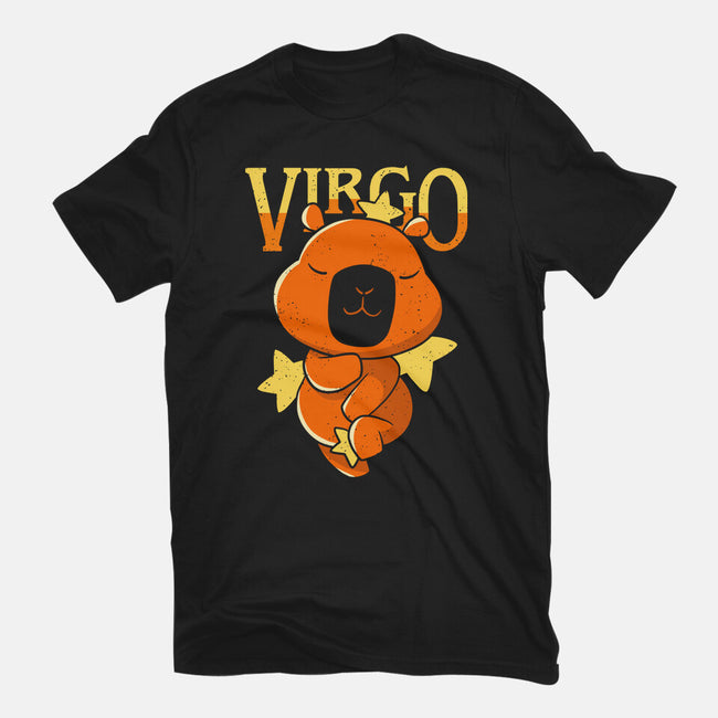 Capybara Virgo-Unisex-Basic-Tee-mmandy