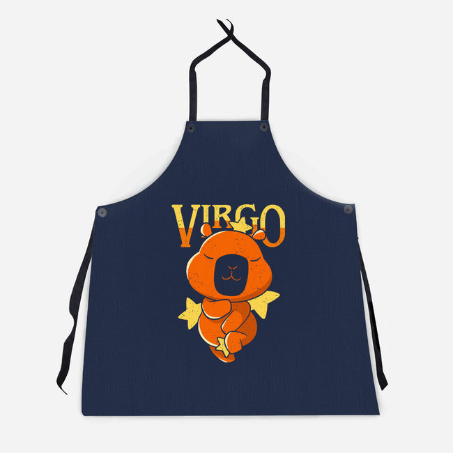 Capybara Virgo-Unisex-Kitchen-Apron-mmandy