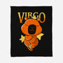 Capybara Virgo-None-Fleece-Blanket-mmandy