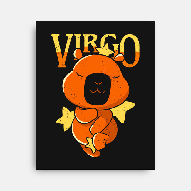 Capybara Virgo-None-Stretched-Canvas-mmandy