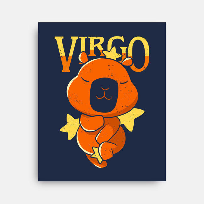 Capybara Virgo-None-Stretched-Canvas-mmandy